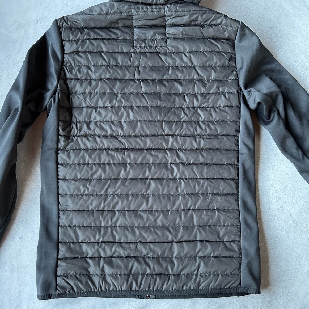 Produkt ~ Quilted Zip Front Hooded Jacket ~ Black ~ Men’s Size Small - Picture 7 of 14